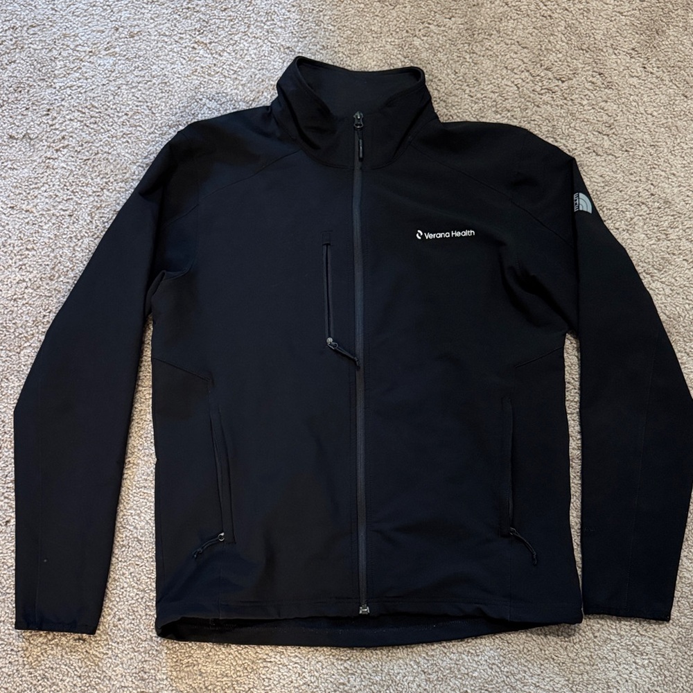 The North Face Men's Dark Jacket with Zippered Pockets